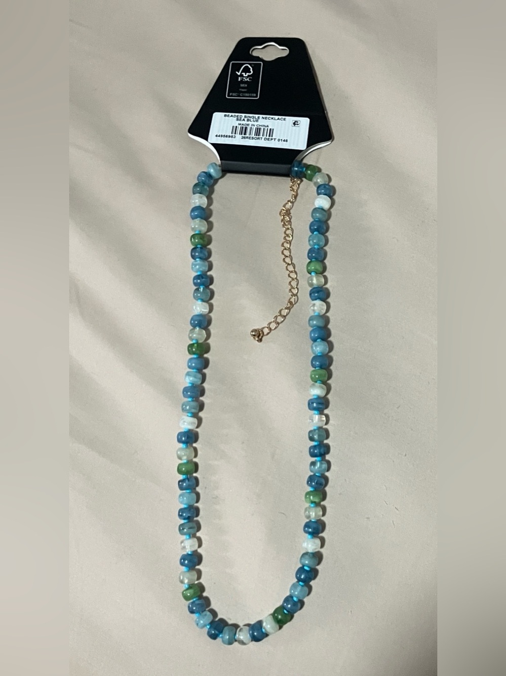 Torrid Sea Blue Beaded Necklace – NWT - Picture 4 of 6